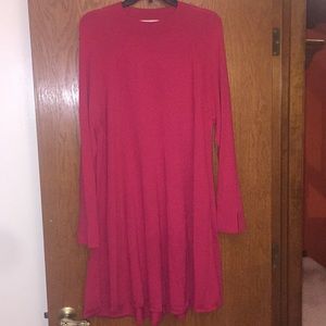 Loft Red Sweater Dress
